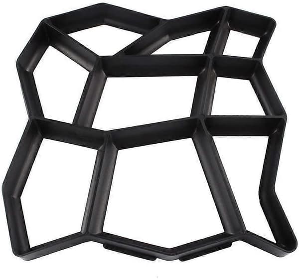 Betonfliseform til have 36*36 cm matrix til beton