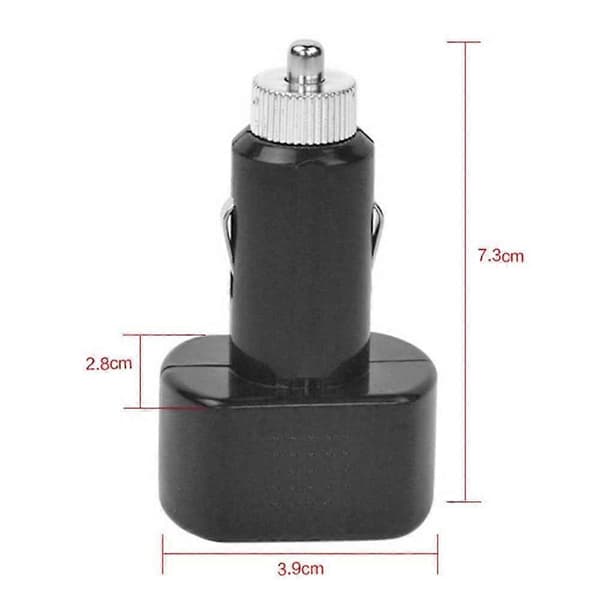 Voltmeter Batteritester Bil Lastbil Campingvogn 12V 24V Cigarettænder