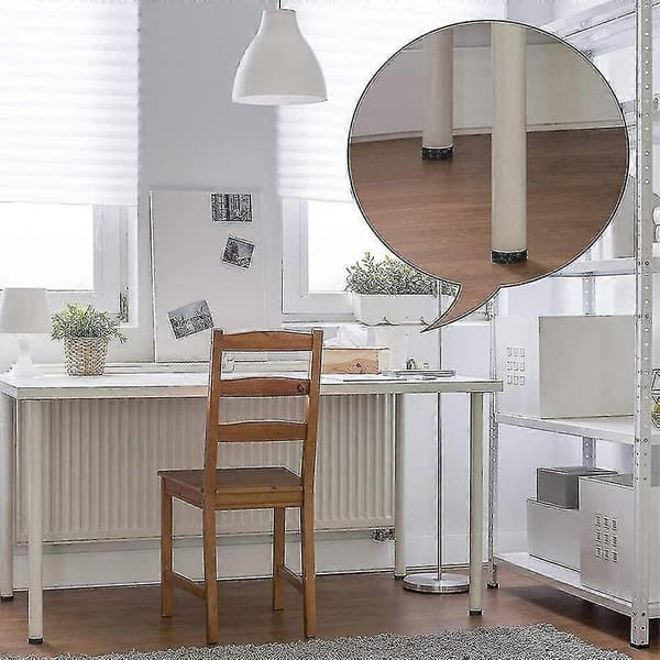 Selvklebende filt til møbler - 3 ruller (100cm * 10cm + 100cm * 5cm + 100cm * 2cm) Grå Grey