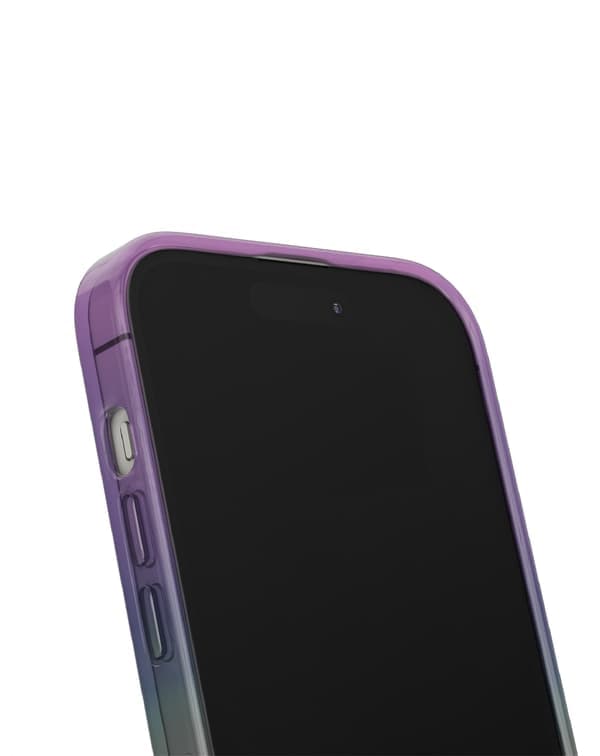 Clear Case MagSafe iPhone 15 Pro Max Fluorite Ombre multicolor