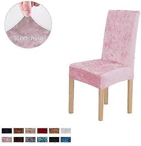 2-pack tjocka sammetsstolsöverdrag, matstolsöverdrag, elastiskt stretchstolsöverdrag