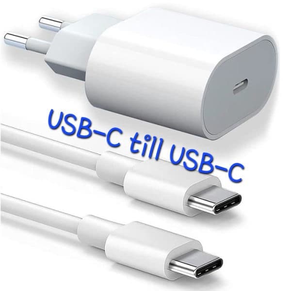 Lader kompatibel med Samsung iPhone 15 Adapter Hurtiglader USB-C-kabel 3 meter Hvit Adapter + 3 meter Adapter + 3 meter Adapter + 3 meter