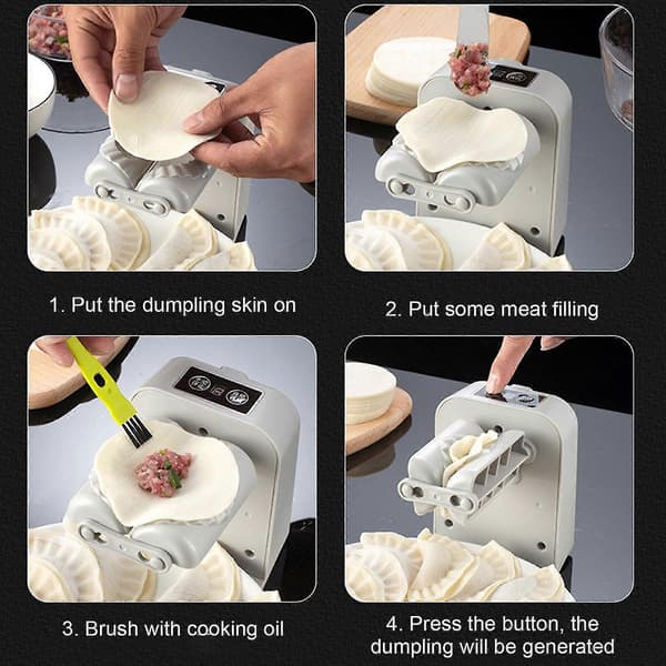 Dumplingmaskin Automatisk Dumplingmaskin Dumplingform Tillverkningsmaskin för Dumplings