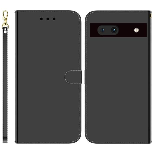 Spejl Google Pixel 7a Flip Cover - Sort Sort