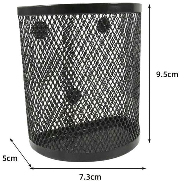Magnetisk blyantholder til køleskab, magnetisk blyantholder, netopbevaringskurv, magnetisk blyantkrukke til børnebord