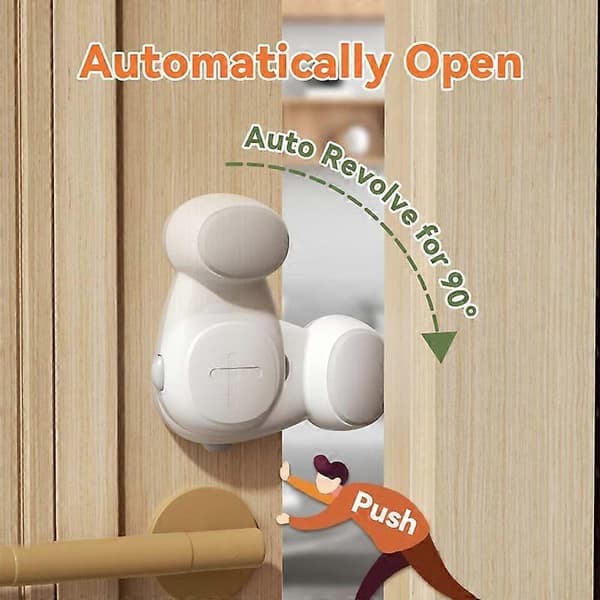 4 st Babysäkerhet Automatisk Dörrstopp, Automatisk Dörrfingerskydd