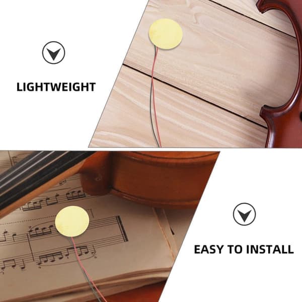40 stk. Piezo Trigger Buzzer-skiver for tilbehør til akustiske instrumenter