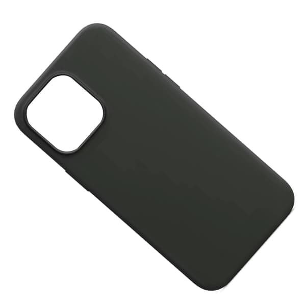 Magnetisk støtsikkert silikonbeskyttelsesdeksel til iPhone 12 Svart