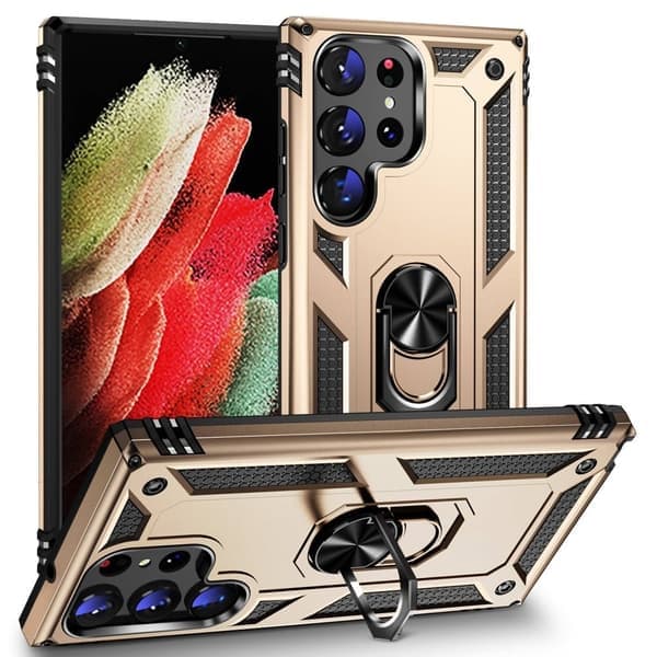 Bofink Combat Samsung Galaxy S23 Ultra deksel - Gull Gull