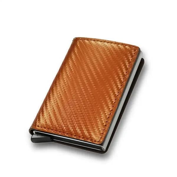 Kortholder RFID & NFC Beskyttelse - Vælg farve! Brun brun brown