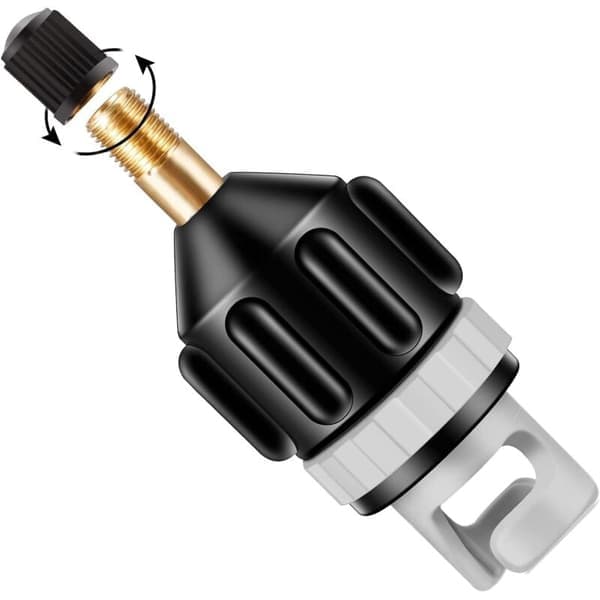 SUP Pumpeadapter - Luftventiladapter - SUP - Stand Up Paddle Board - Kompressor - Pagajtilbehør - Oppustelig Båd - Stand Up Paddle Board