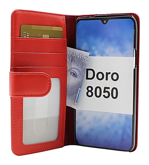 Doro 8050 rødt lommeboketui Rød Röd
