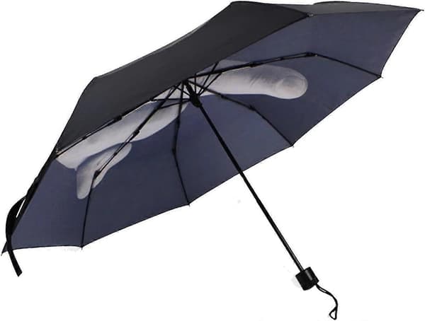 Kreativ Langfingerparaply Morsomt Sammenleggbart Design, Perfekt Gave til Menn/Kvinner