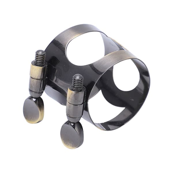 Saksofonligatur Munnstykke Brakett Saksofon Metallklips Musikkinstrument Tilbehør Tenor Antikk Bronse