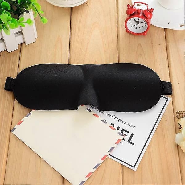 3D Sovemaske 1 stk svart