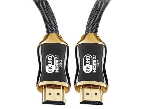 3m HDMI 2.1-kabel - Ultra HD 8K - Forgyldt