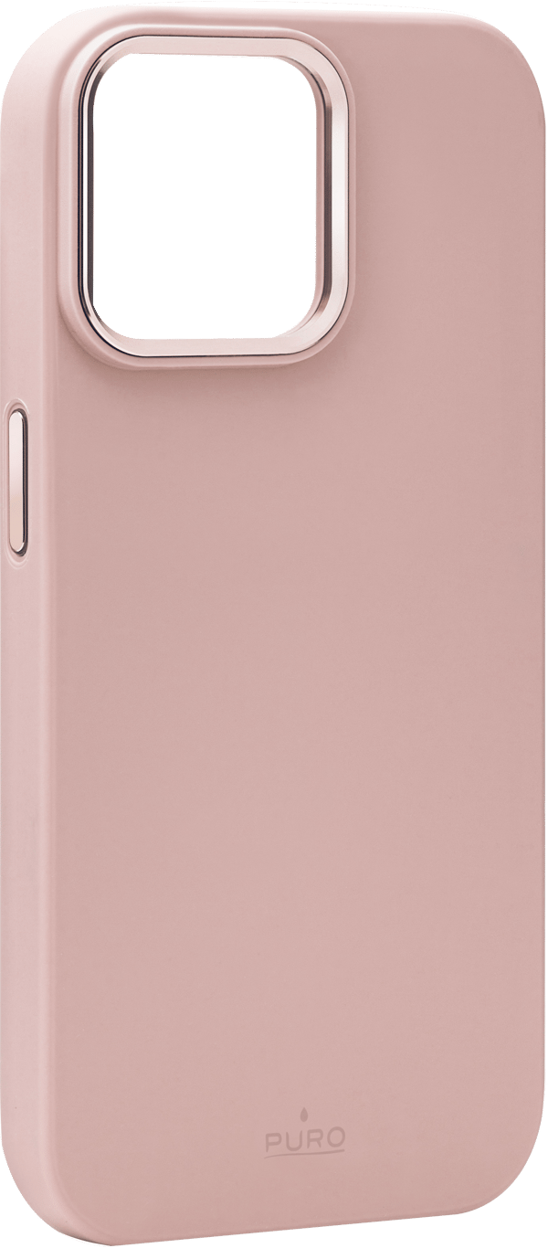 iPhone 15 Pro Max silikonskal ICON MAG PRO, rosa