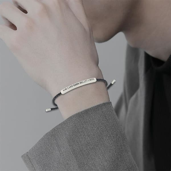 CTDWNT Ikke la de tøffe dagene vinne - Armbånd for kvinner og menn, Inspirerende Baolan2 Onesize Baolan2 onesize Baolan2 onesize