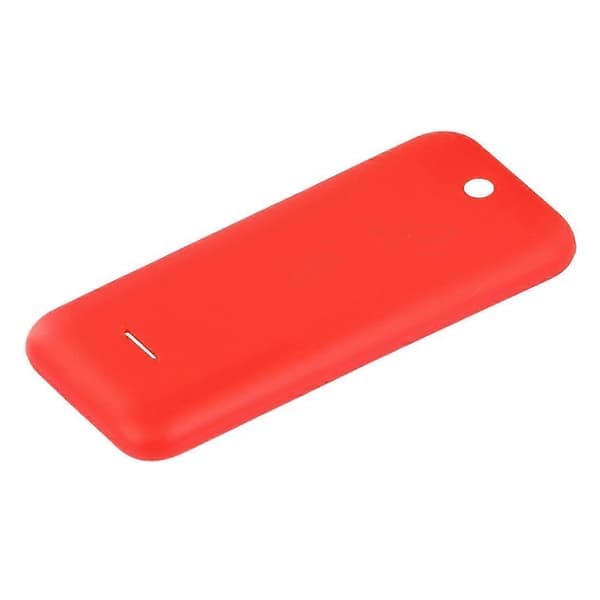 Ensfarget plast batterideksel til Nokia 225 Rød Red