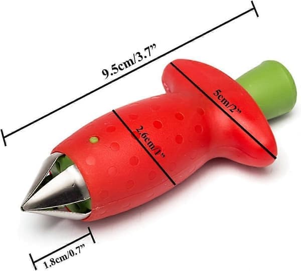 Multi Claw Jordbærfjerner Rustfritt Stål Plast Frukt Bær Tomat Grønnsak Topp Stilkkjernefjerner 6 Stk 6Pcs