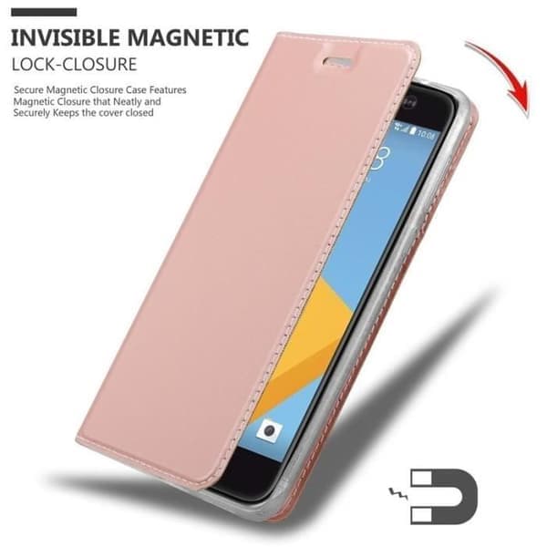 Cadorabo-deksel til HTC One M10 i ELEGANT ROSAGULL