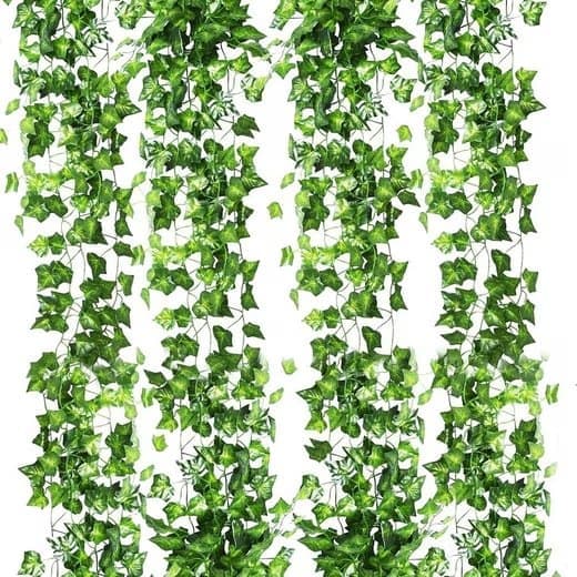 13 meter Murgreen guirlande / Bladguirlande - 2,2 meter Grøn