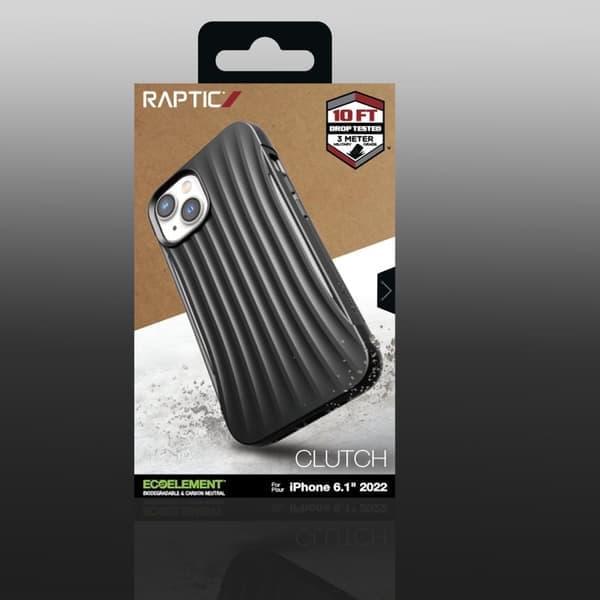 Raptic X-Doria Clutch Cover iPhone 14 bagcover sort