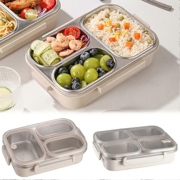 Läckagesäker bärbar matbehållare för studenter Läckagesäker bärbar Bento-behållare Skolpicknick