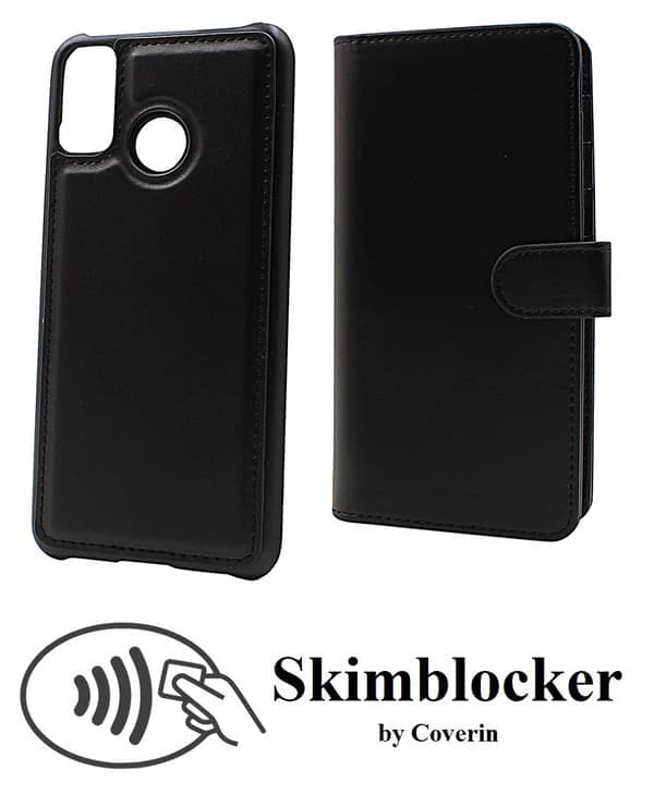 Skimblocker XL Magnetpung Huawei Honor 9X Lite (Sort)