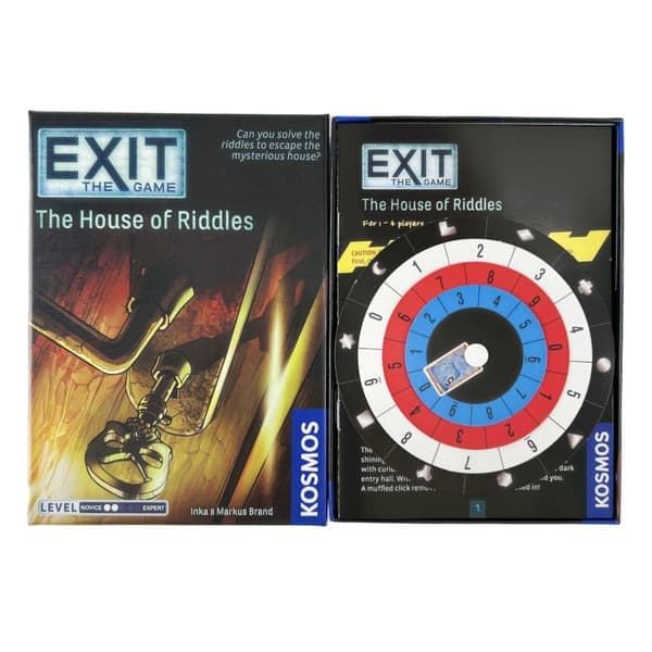 Exit Kortspil Den Forladte Hytte Den Hjemsøgte Rutsjebane Død Mand på Orientekspressen Gådernes Hus Brætspil DL08E-Exit-Haunted DL08E-Exit-Haunted