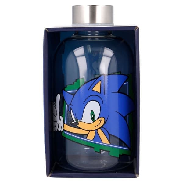 Sonic The Hedgehog 620 ml dryckesflaska i glas