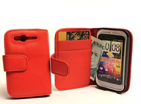 Pung Etui HTC Wildfire S Rød