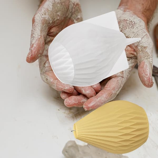 Kreativ DIY silikonform for pæreformede duftlys, trygt og luktfritt materiale