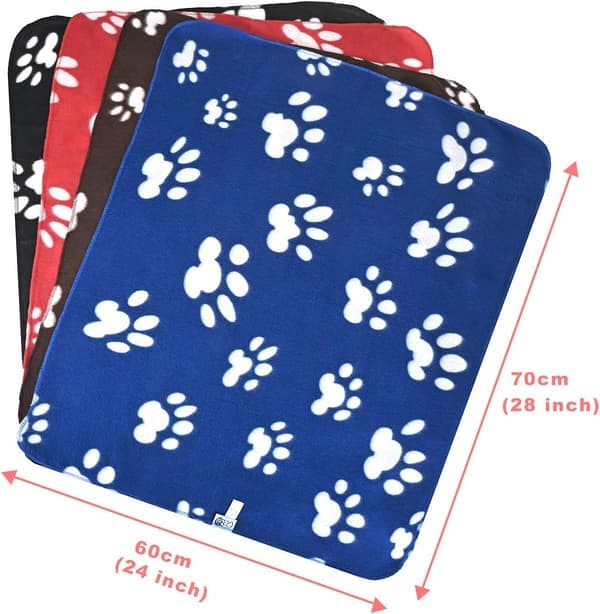 4-pack hundfilt, mjuk varm filt