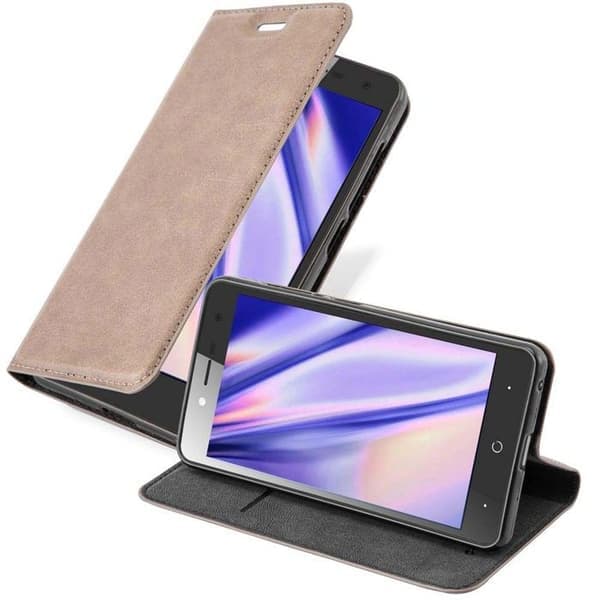Fodral till ZTE Blade L7 Skal i MÖRKBRUN brun