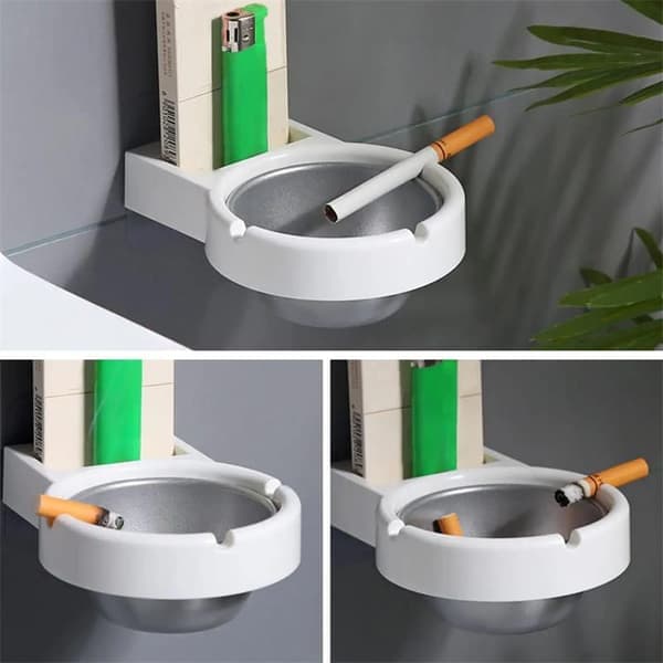 Veggmontert spikerstøt i rustfritt stål hvit 7*8*4,5 cm white