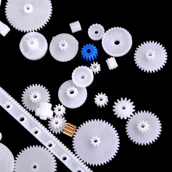 60 stk. plastgirsett DIY-stativ remskive belteorm enkel dobbel