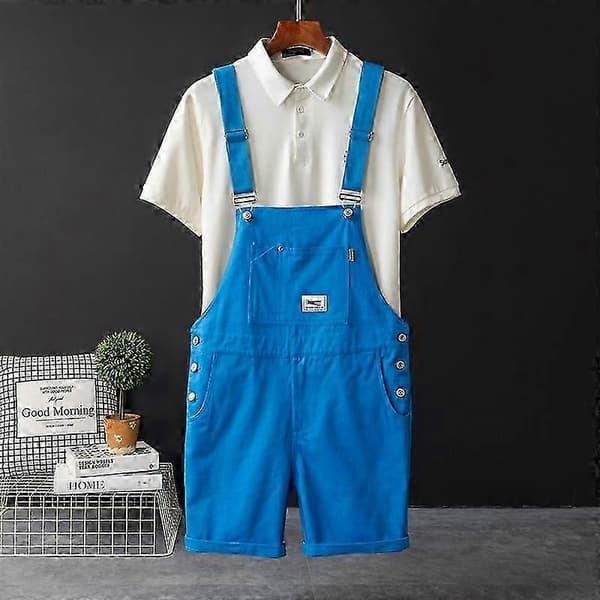 Retro smekkeshorts for menn Sommer løse rette uformelle arbeidsshorts for menn