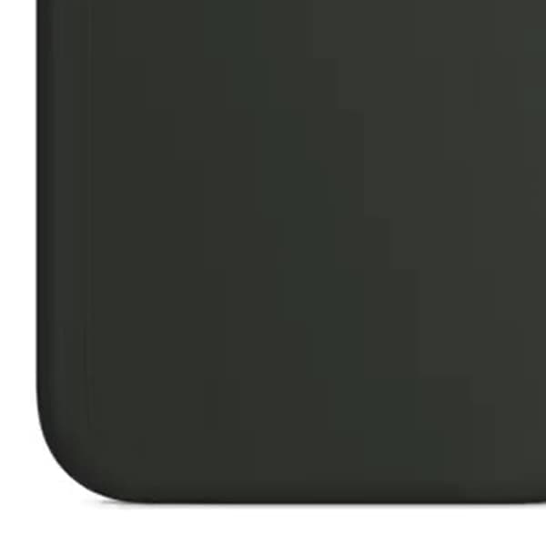 Magnetisk støtsikkert silikonbeskyttelsesdeksel til iPhone 12 Svart