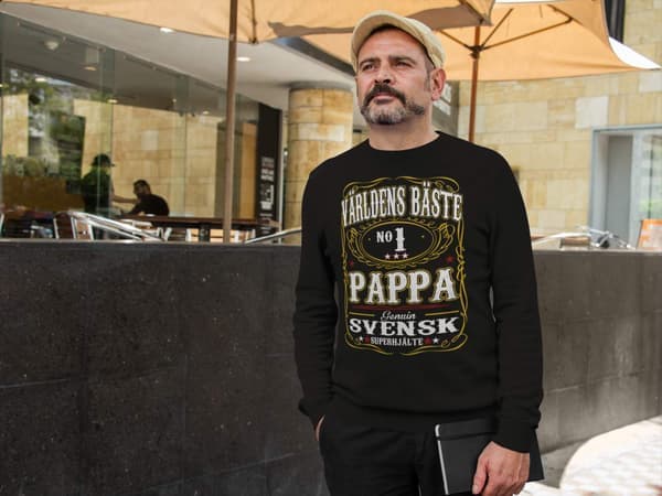 Pappa Genser - Ekte Verdens Beste Pappa Genser M M