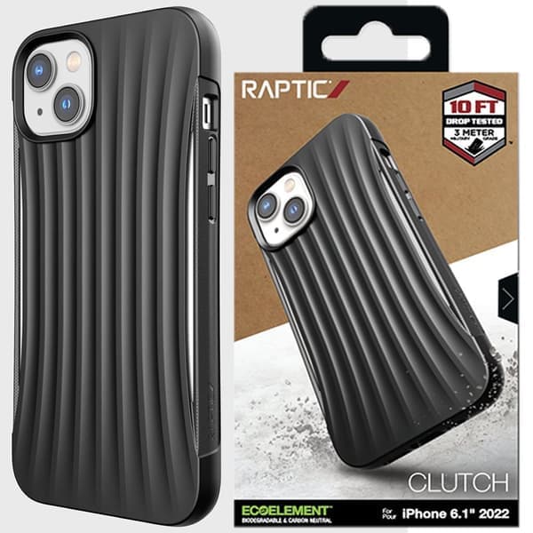 Raptic X-Doria Clutch Cover iPhone 14 bagcover sort
