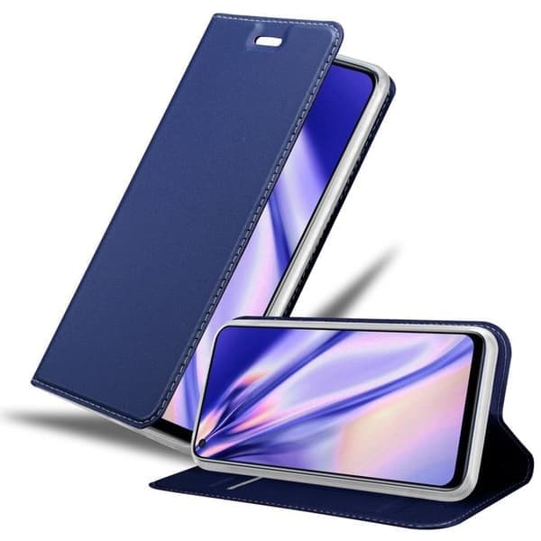 Flipfodral för Realme 6 4G / 6s i MÖRKBLÅ KLASSISK Plånbok Stötsäker Blå