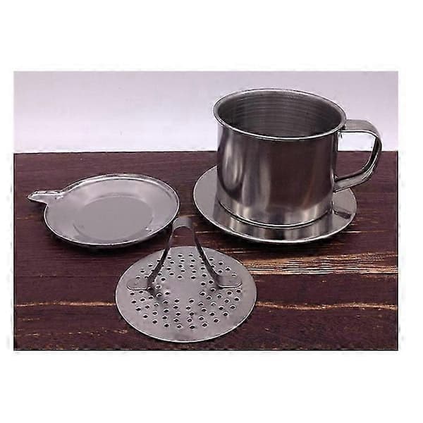 Vietnamesisk kaffedrypper: Filter i rustfrit stål til perfekt brygget kaffe