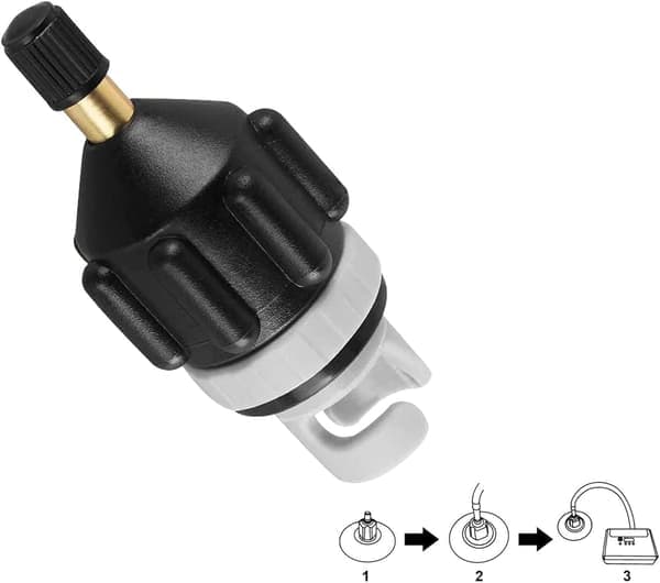SUP ventiladapter for ståbrett, kompatibel