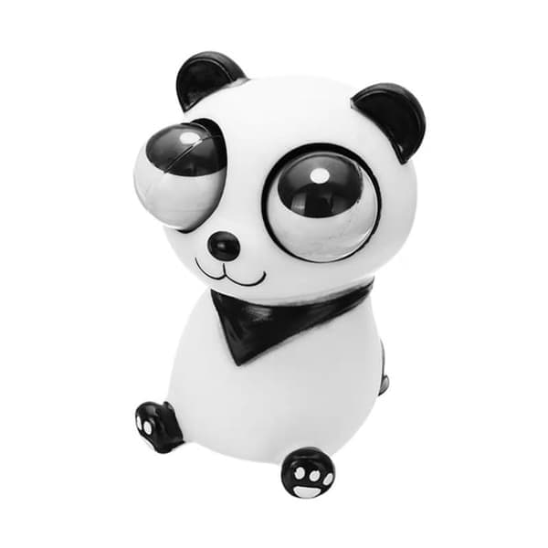 Bløde klemmelegetøj, stressreducerende klemmelegetøj, øjenpoppende klemmelegetøj til voksne panda