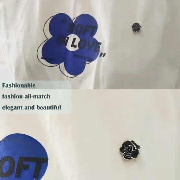 20 stk. bluse-nåle brocheknapper til kvinder, dækknapper, usynlige brocheknapper til kvinders skjorter, bluse-nåle til DIY-tasker, T-shirts, alt tøj