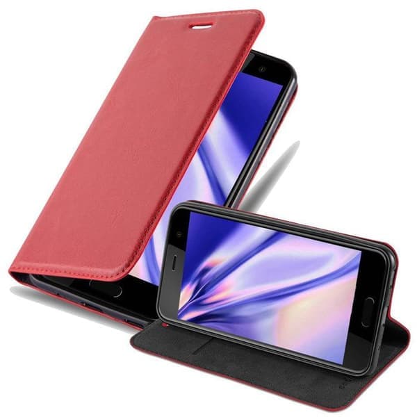 Etui til HTC U PLAY Cover i RØD ÆBLE Rød