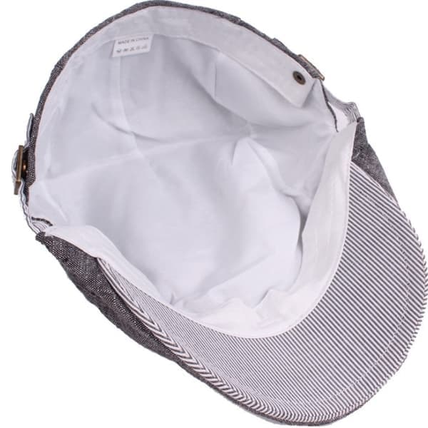 Britisk bomulls- og luegolfcaps - Svart