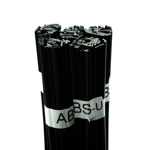 Plastsvejsetråde ABS-U Sort 100G – Høj Styrke | 42Cm Tråd | til ABS, AES, ASA