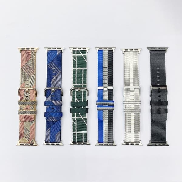 Apple Watch Series 6 / 5 44mm kudottu ranneke - Musta Musta